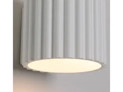 Sollux Lighting Lámpara De Pared Aura Minimalista De Aluminio - 1 Fuentes Luminosas - L.10 X A.10 Cm - Blanco Outlet