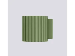 Sollux Lighting Lámpara De Pared Aura Minimalista De Aluminio - 1 Fuentes Luminosas - L.10 X A.10 Cm - Oliva Verde