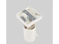 Sollux Lighting Lámpara de pared Briix moderno de acero - 1 fuentes luminosas 3000K - L.8 x A.8 cm - Beige