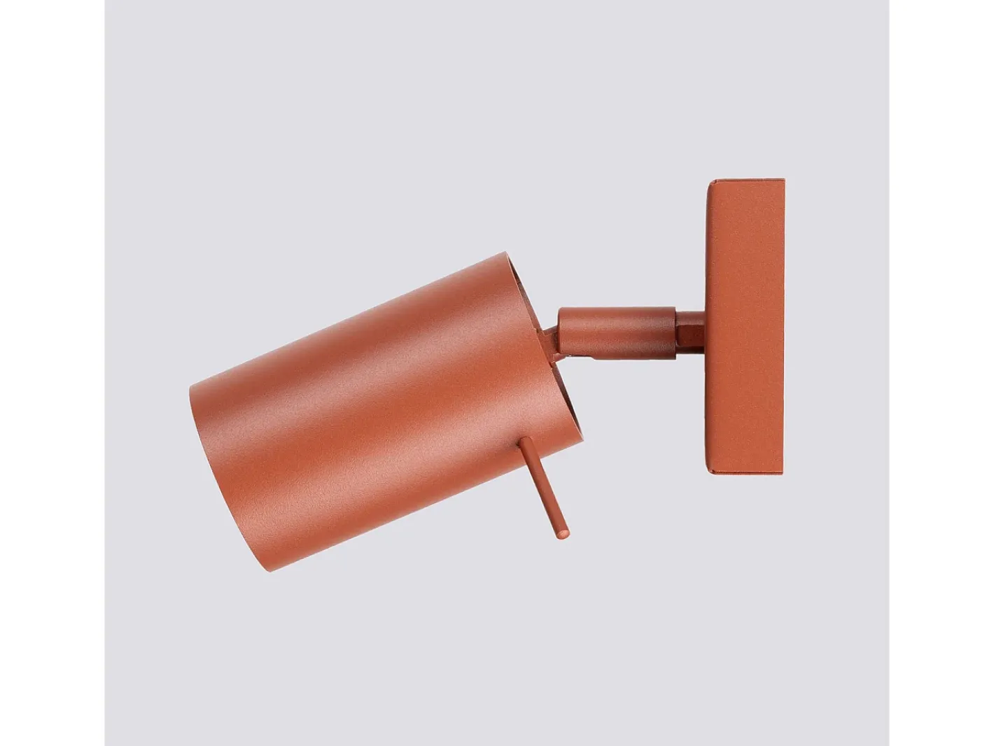 Sollux Lighting Aplique Para Pared-Lámpara de pared Briix moderno de acero - 1 fuentes luminosas 4000K - L.8 x A.8 cm - ocre Rojo