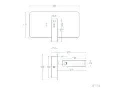 Ledkia Lámpara de Pared con Luz de Lectura LED 8W Metal y Puerto USB Rossey Blanco Discount