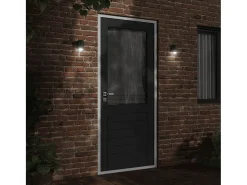 Lámpara de pared de exterior aluminio fundido ES612919 Negro