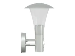 Lámpara de pared de exterior con sensor acero inoxidable ES508278 Plateado Sale