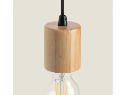 Best Ledkia Lámpara de Pared de Madera Torse Natural Multicolor