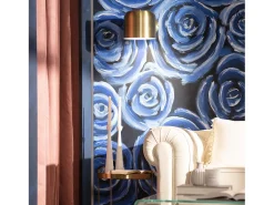 Ledkia Aplique Para Pared-Lámpara de Pared de Metal Bedourie Dorado Multicolor