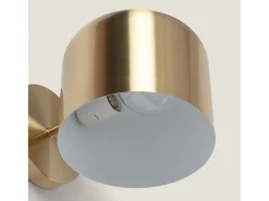 Ledkia Aplique Para Pared-Lámpara de Pared de Metal Bedourie Dorado Multicolor