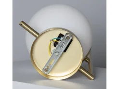 Ledkia Aplique Para Pared-Lámpara de Pared de Metal y Cristal Moonlight Design Dorado