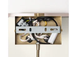 Best Ledkia Lámpara de Pared de Metal con Flexo LED de Lectura Waldorf Latón Multicolor