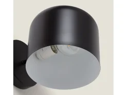 Ledkia Aplique Para Pared-Lámpara de Pared de Metal Bedourie Negro Multicolor