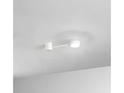 Affralux Aplique Para Pared-Lámpara de pared Eclipsia blanca - 325 x 85 x 64 mm GX53 - Elegante aplique de pared de metal Blanco
