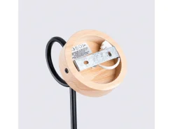 Discount Sollux Lighting Lámpara De Pared Ember Minimalista De Acero/Madera - 1 Fuentes Luminosas - L.10 X A.24 Cm - /Madera Natural Negro