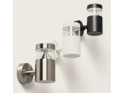 Hot Ledkia Lámpara de Pared Exterior LED 5W Acero Inoxidable Inti Black 3000K Blanco Cálido Negro