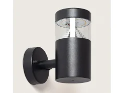 Hot Ledkia Lámpara de Pared Exterior LED 5W Acero Inoxidable Inti Black 3000K Blanco Cálido Negro