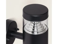 Hot Ledkia Lámpara de Pared Exterior LED 5W Acero Inoxidable Inti Black 3000K Blanco Cálido Negro