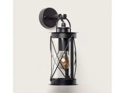 Ledkia Lámpara de Pared Exterior Acero Inoxidable Gedja Negro Online