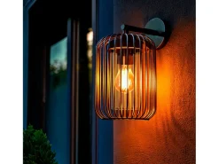Discount Ledkia Lámpara de Pared Exterior Acero Inoxidable Dadawa Negro