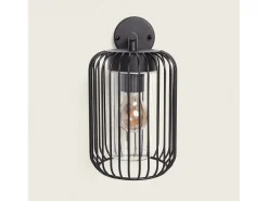 Discount Ledkia Lámpara de Pared Exterior Acero Inoxidable Dadawa Negro