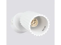 Best Sollux Lighting Lámpara de pared Gloow minimalista de aluminio - 1 fuentes luminosas 4000K - L.8 x A.16 cm - Blanco