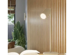 Sollux Lighting Lámpara de pared Gloow minimalista de aluminio - 2 fuentes luminosas 3000K - L.6,5 x A.30 cm - Beige Hot