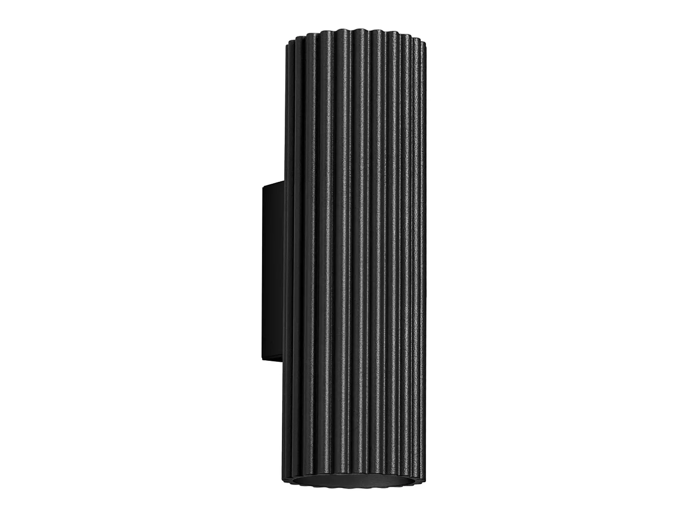 Sollux Lighting Lámpara de pared Gloow minimalista de aluminio - 2 fuentes luminosas 3000K - L.6,5 x A.20 cm - Negro Sale