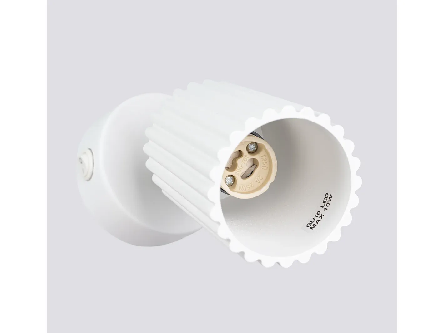 Sollux Lighting Lámpara de pared Gloow minimalista de aluminio - 1 fuentes luminosas 3000K - L.8 x A.16 cm - Blanco Discount