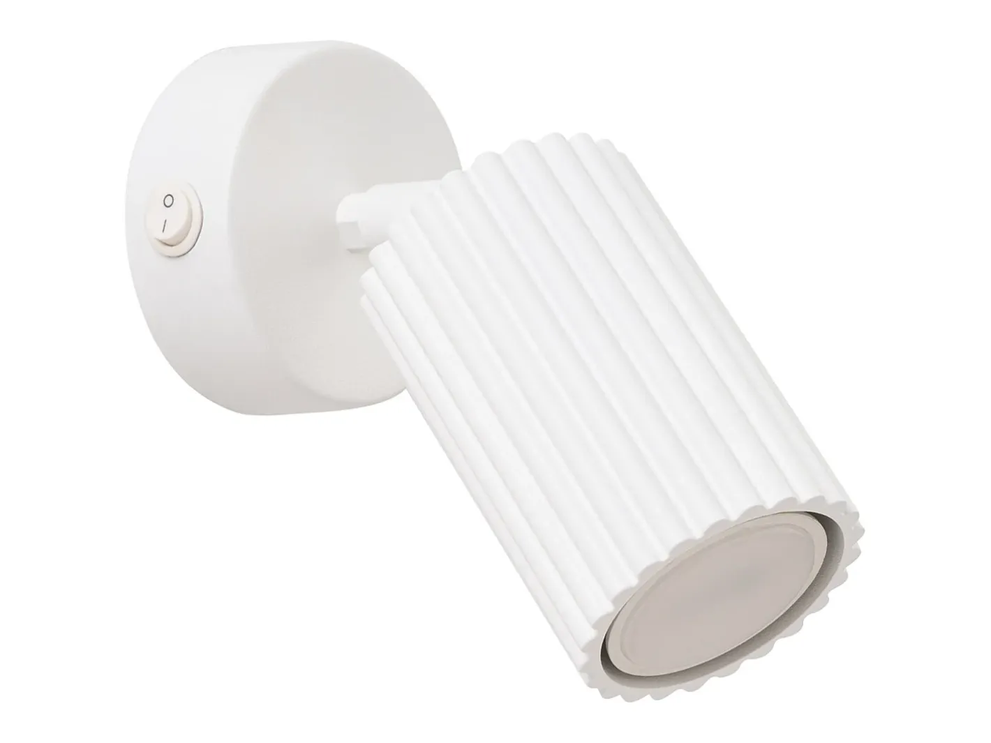 Sollux Lighting Lámpara de pared Gloow minimalista de aluminio - 1 fuentes luminosas 3000K - L.8 x A.16 cm - Blanco Discount