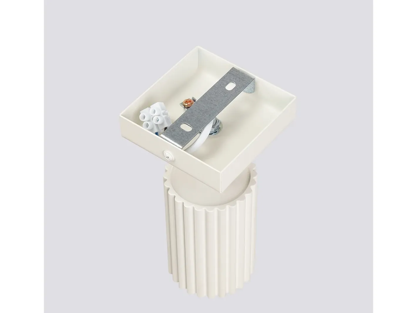 Sollux Lighting Aplique Para Pared-Lámpara de pared Gloow minimalista de aluminio - 1 fuentes luminosas 3000K - L.8 x A.8 cm - Beige