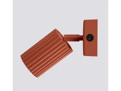 Sollux Lighting Lámpara de pared Gloow minimalista de aluminio - 1 fuentes luminosas 4000K - L.8 x A.16 cm - ocre Rojo Hot