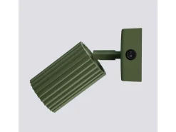 Discount Sollux Lighting Lámpara de pared Gloow minimalista de aluminio - 1 fuentes luminosas 4000K - L.8 x A.16 cm - oliva Verde