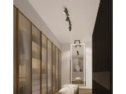 Discount Sollux Lighting Lámpara de pared Gloow minimalista de aluminio - 1 fuentes luminosas 4000K - L.8 x A.16 cm - oliva Verde