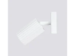 Online Sollux Lighting Lámpara de pared Gloow minimalista de aluminio - 1 fuentes luminosas 4000K - L.8 x A.8 cm - Blanco