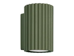 Sollux Lighting Aplique Para Pared-Lámpara de pared Gloow minimalista de aluminio - 1 fuentes luminosas 3000K - L.6,5 x A.10 cm - oliva Verde