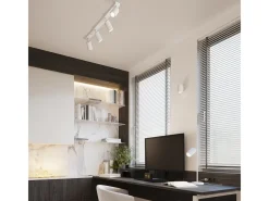 Sollux Lighting Lámpara de pared Gloow minimalista de aluminio - 1 fuentes luminosas 3000K - L.6,5 x A.10 cm - Blanco Outlet