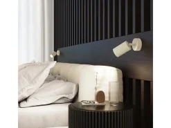 Sollux Lighting Lámpara de pared Gloow minimalista de aluminio - 1 fuentes luminosas 4000K - L.8 x A.16 cm - Beige