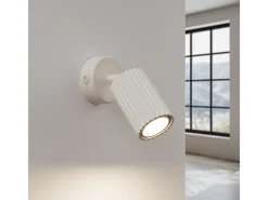 Sollux Lighting Lámpara de pared Gloow minimalista de aluminio - 1 fuentes luminosas 4000K - L.8 x A.16 cm - Beige