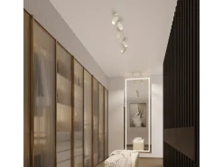 Sollux Lighting Lámpara de pared Gloow minimalista de aluminio - 1 fuentes luminosas 4000K - L.8 x A.16 cm - Beige