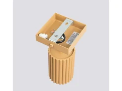 Sollux Lighting Lámpara de pared Gloow minimalista de aluminio - 1 fuentes luminosas 4000K - L.8 x A.8 cm - Dorado