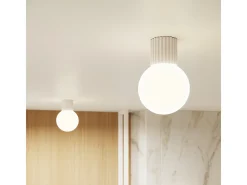Sollux Lighting Lámpara De Pared Halo Moderno De Aluminio/Vidrio - 1 Fuentes Luminosas - L.12 X A.12 Cm - Beige Outlet
