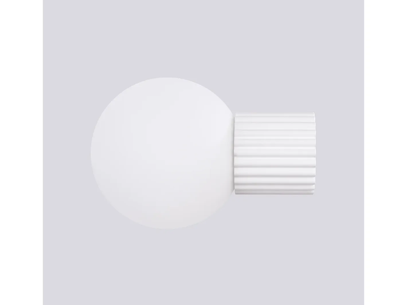 Sollux Lighting Lámpara De Pared Halo Moderno De Aluminio/Vidrio - 1 Fuentes Luminosas - L.12 X A.12 Cm - Blanco Discount
