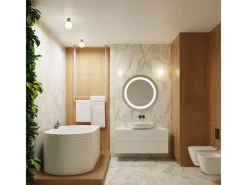 Sollux Lighting Lámpara De Pared Halo Moderno De Aluminio/Vidrio - 1 Fuentes Luminosas - L.12 X A.12 Cm - Gris Pardo Marru00f3n Best