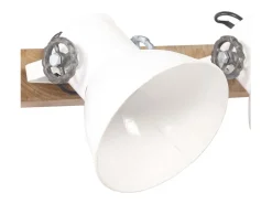 Lámpara de pared industrial blanca 45x25 cm E27 ES786569 Blanco Sale
