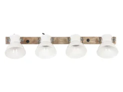 Lámpara de pared industrial blanca 90x25 cm E27 ES910663 Blanco Hot