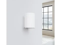 Sollux Lighting Lámpara De Pared Karbon Minimalista De Aluminio - 1 Fuentes Luminosas - L.6,5 X A.10 Cm - Blanco
