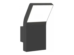 New Lámpara de pared LED de exterior aluminio fundido ES332644 Negro