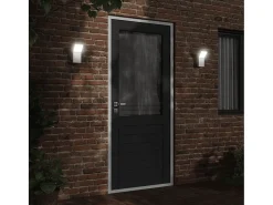 New Lámpara de pared LED de exterior aluminio fundido ES811755 Blanco