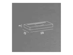 Lámpara de pared LED de pie blanca con base de carga para teléfono móvil Perenz Blanco