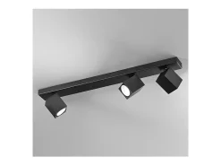 Lámpara de pared LED ODDY orientable cuadrada negra 3xGu10 Perenz Negro