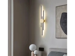 Aplique Para Pared-Lámpara De Pared Led Toolight App1437-W Black Gold Negro