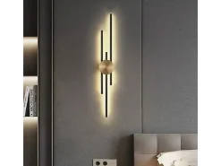 Aplique Para Pared-Lámpara De Pared Led Toolight App1437-W Black Gold Negro
