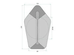 Aplique Para Pared-Lámpara De Pared Led Toolight G030-W Gold Dorado